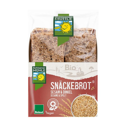 Produktfoto zu Snäckebrot Sesam & Dinkel 200g Bohlsener Mühle