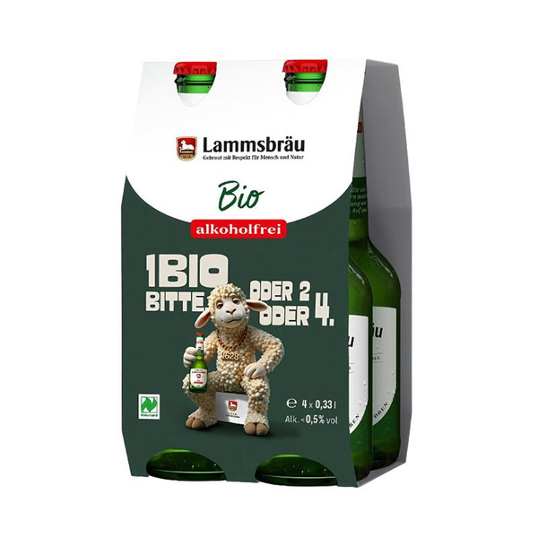 Produktfoto zu Bier alkoholfrei 0,33 l Neumarkter Lammsbräu