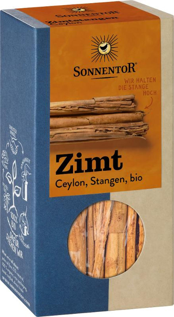 Produktfoto zu Zimtstangen Ceylon 6x4g Sonnentor