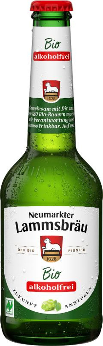 Produktfoto zu Bier alkoholfrei 0,33 l Neumarkter Lammsbräu