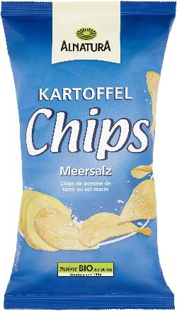 Produktfoto zu Kartoffelchips Meersalz 125g Alnatura
