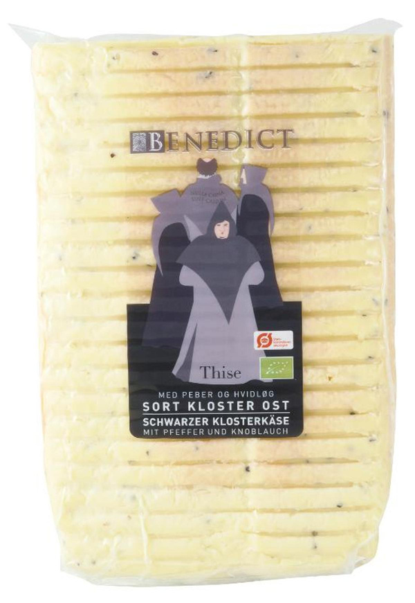 Produktfoto zu Benedict schwarzer Klosterkäse 50% Thise Mejeri