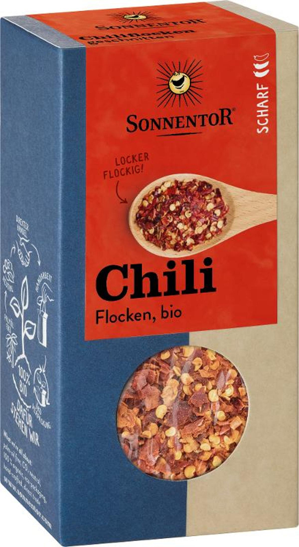 Produktfoto zu Chili Flocken 45g Sonnentor