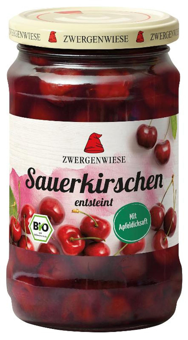 Produktfoto zu Sauerkirschen 360g Zwergenwiese