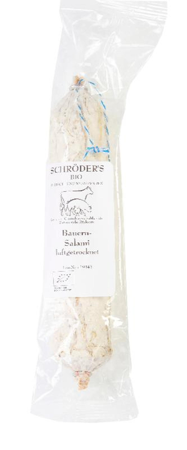 Produktfoto zu Bauernsalami luftgetrocknet ca. 140g Schröder´s