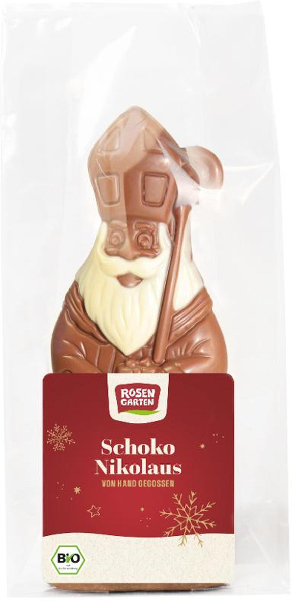 Produktfoto zu Vollmilch Nikolaus mit Bischofsmütze 60g Rosengarten