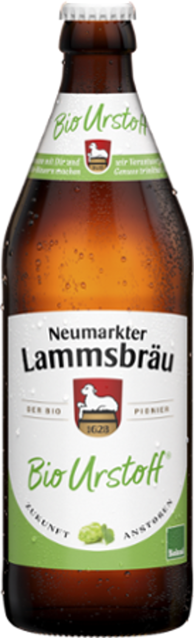 Produktfoto zu Lammsbräu Öko Urstoff 0,5 l Neumarkter Lammsbräu