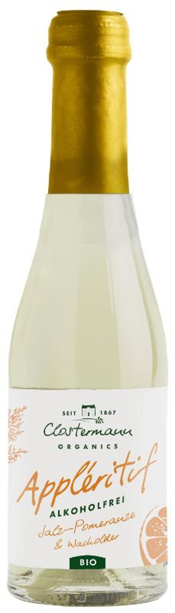 Produktfoto zu Appleritif Apfel Salz-Pomeranze & Wacholder 0,2l Clostermann