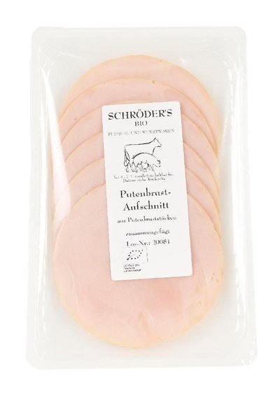 Produktfoto zu Putenbrustaufschnitt 80g Schröder's