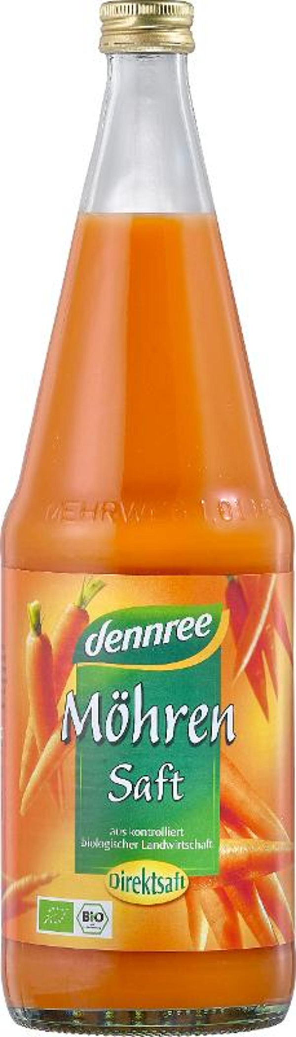 Produktfoto zu VPE Möhrensaft 6x1 l dennree