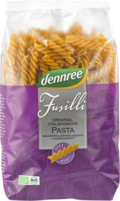 Produktfoto zu VPE Nudeln Spirelli Vollkorn 9x500g dennree