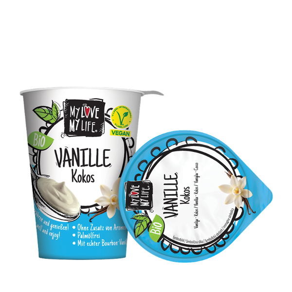 Produktfoto zu Kokos Joghurt Alternative Vanille 180g My love my life