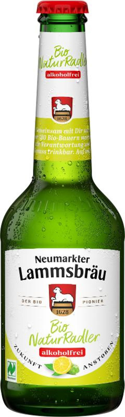 Produktfoto zu VPE Bier Radler alkoholfrei 10x0,33 l Neumarkter Lammsbräu