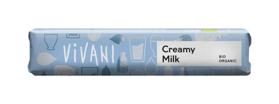 Produktfoto zu VPE Schokoriegel Milch Creme 18x40g Vivani