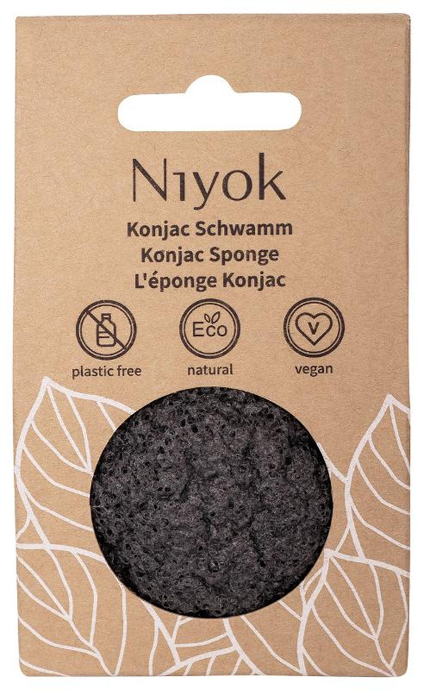 Produktfoto zu Konjac Schwamm Niyok Natural Cosmetics