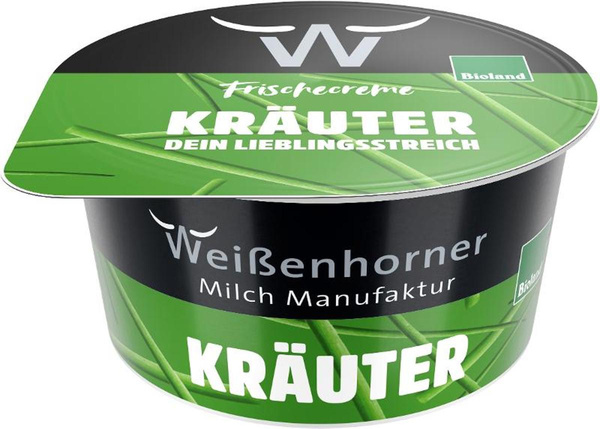 Produktfoto zu VPE Weißenhorner Frischecreme Kräuter 6x150g Weißenhorner Milch Manufaktur