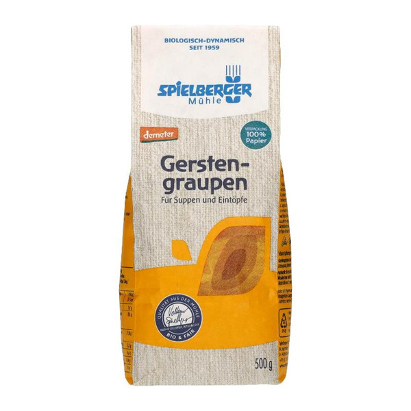 Produktfoto zu Gerstengraupen 500g Spielberger