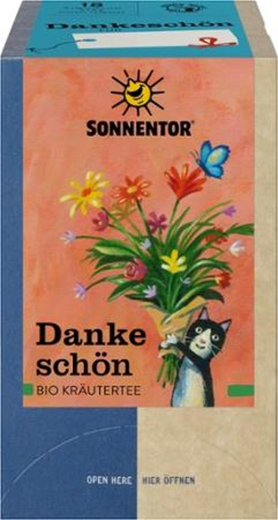 Produktfoto zu Kräutertee Dankeschön Tee 18x1,5g Sonnentor