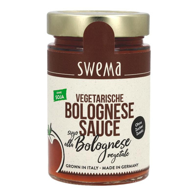 Produktfoto zu Vegetarische Bolognesesauce 300g SweMa
