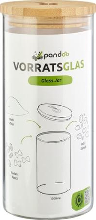 Produktfoto zu vorratsglas 1300ml pandoo