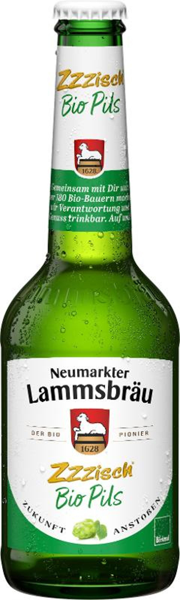 Produktfoto zu VPE Bier Edelpils 10x0,33 l Neumarkter Lammsbräu