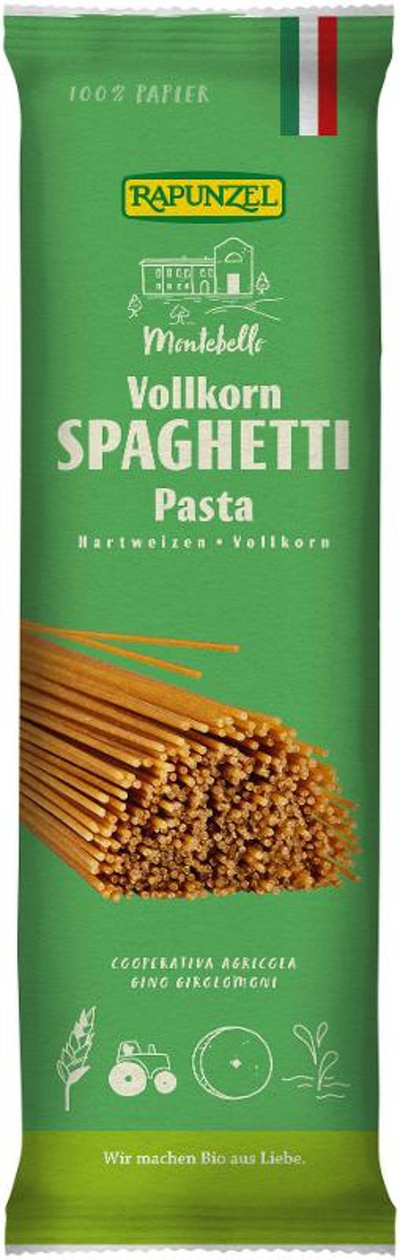Produktfoto zu Spaghetti Vollkorn 500g Rapunzel