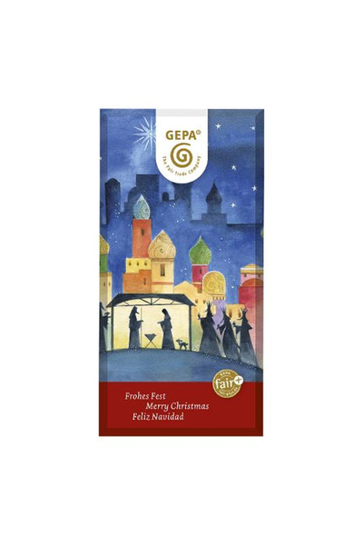 Produktfoto zu VPE Schokolade Vollmilch Weihnachtsedition 10x100g GEPA