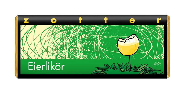 Produktfoto zu Schokolade Eierlikör 70g Zotter