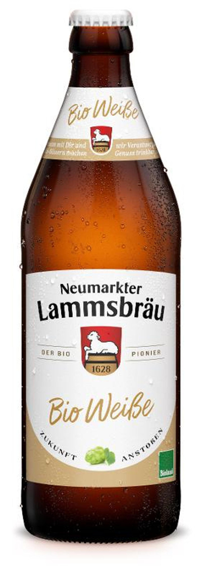 Produktfoto zu VPE Bier Lammsbräu Weiße 10x0,5 l Neumarkter Lammsbräu