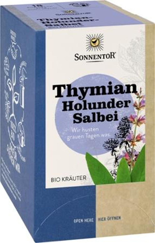 Produktfoto zu Thymian Holunder Salbei 18 TB Sonnentor