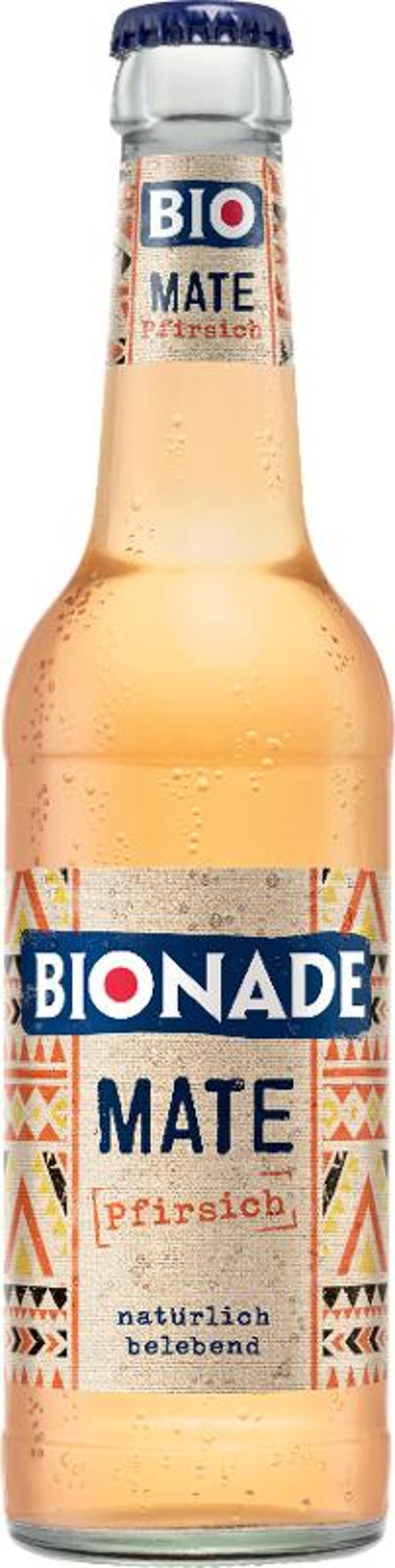 Produktfoto zu VPE Bionade Mate Pfirsich 12x0,33l Bionade