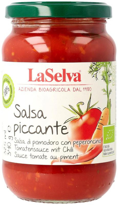 Produktfoto zu VPE Salsa piccante (Tomatensauce leicht pikant) 6x340g LaSelva