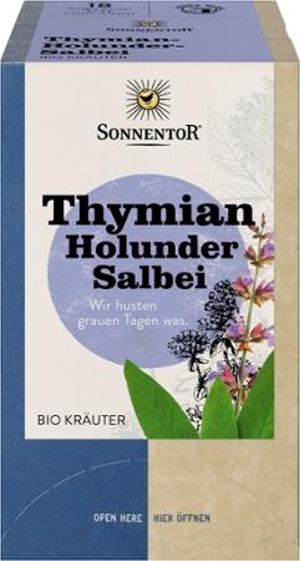 Produktfoto zu Thymian Holunder Salbei 18 TB Sonnentor
