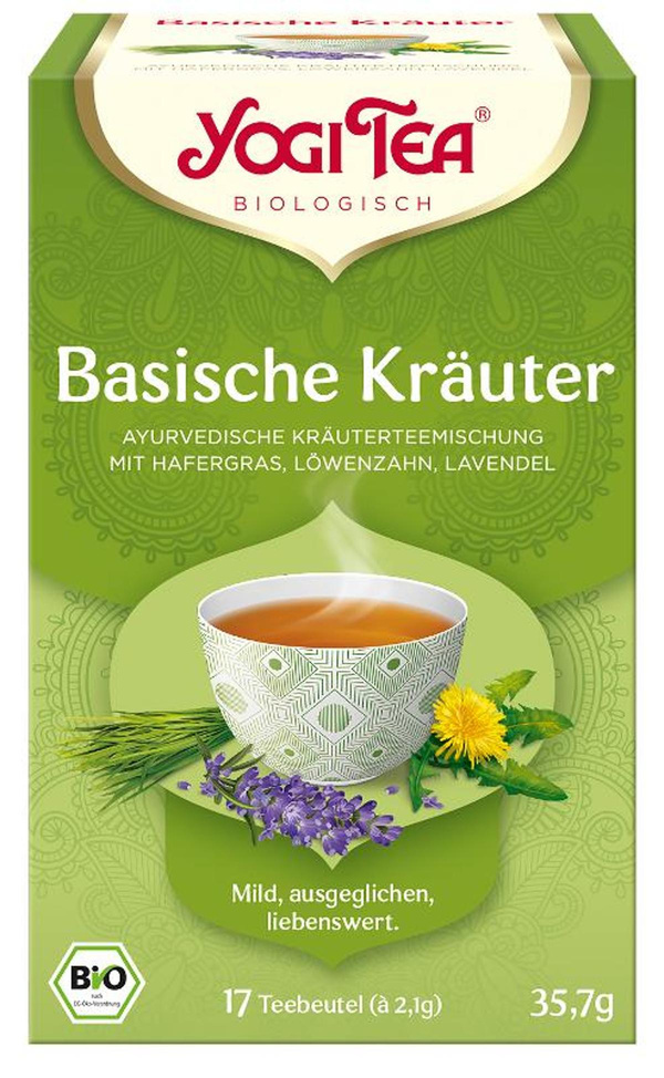 Produktfoto zu Basische Kräuter Bio 17 x 2,1g Yogi Tea