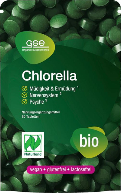 Produktfoto zu Chlorella 80 Tabletten 40g GSE