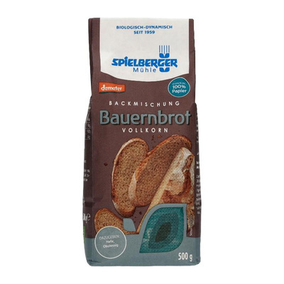 Produktfoto zu Backmischung Bauernbrot Vollkorn 500g Spielberger Mühle
