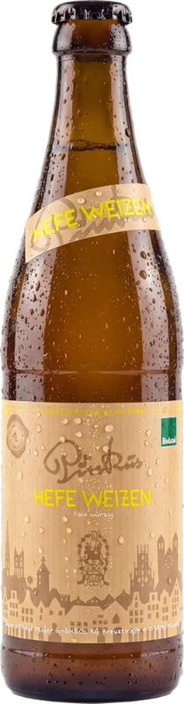 Produktfoto zu VPE Bier Hefeweizen 8x0,5 l Pinkus