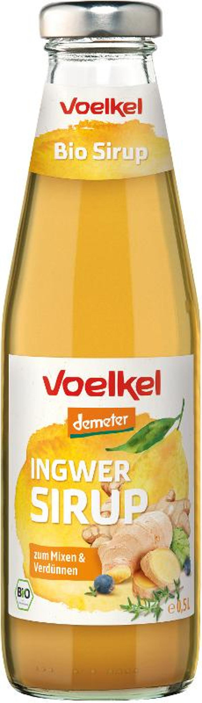 Produktfoto zu Ingwer Sirup 0,5l Voelkel