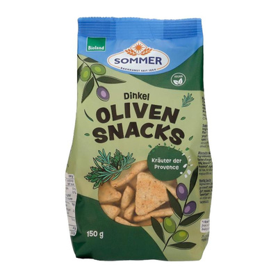 Produktfoto zu Oliven-Snack Dinkel  Kräuter der Provence 150g Sommer