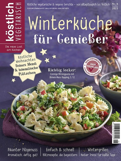 Produktfoto zu Köstlich vegetarisch November - Dezember 2025