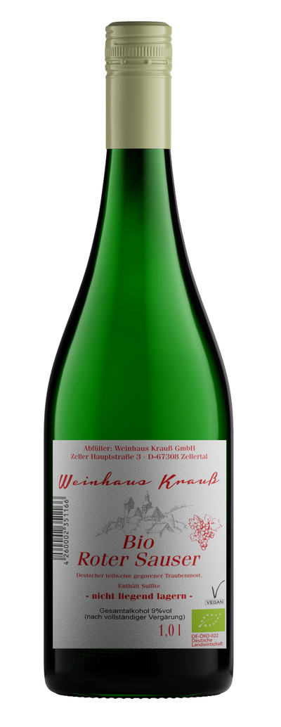 Produktfoto zu Roter Sauser 1l Zellertaler Keller