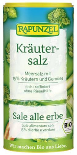 Produktfoto zu Kräutersalz Streudose 150g Rapunzel