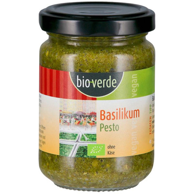Produktfoto zu Pesto Basilikum vegan 125ml bio verde