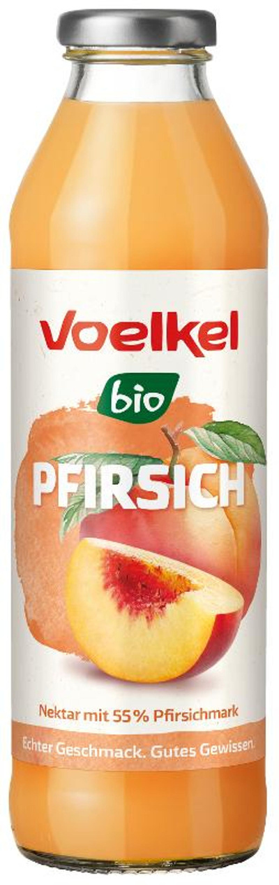 Produktfoto zu Pfirsich Nektar 0,5l Voelkel
