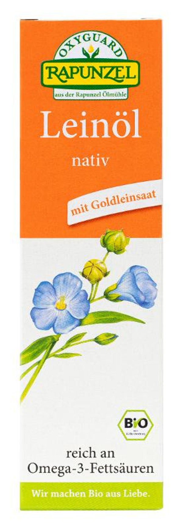 Produktfoto zu Leinöl nativ 100ml Rapunzel