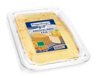 Produktfoto zu Ringelblumenkäse in Scheiben 125g Roggenburger