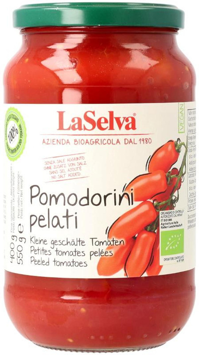 Produktfoto zu Pomodorini Pelati 550g LaSelva