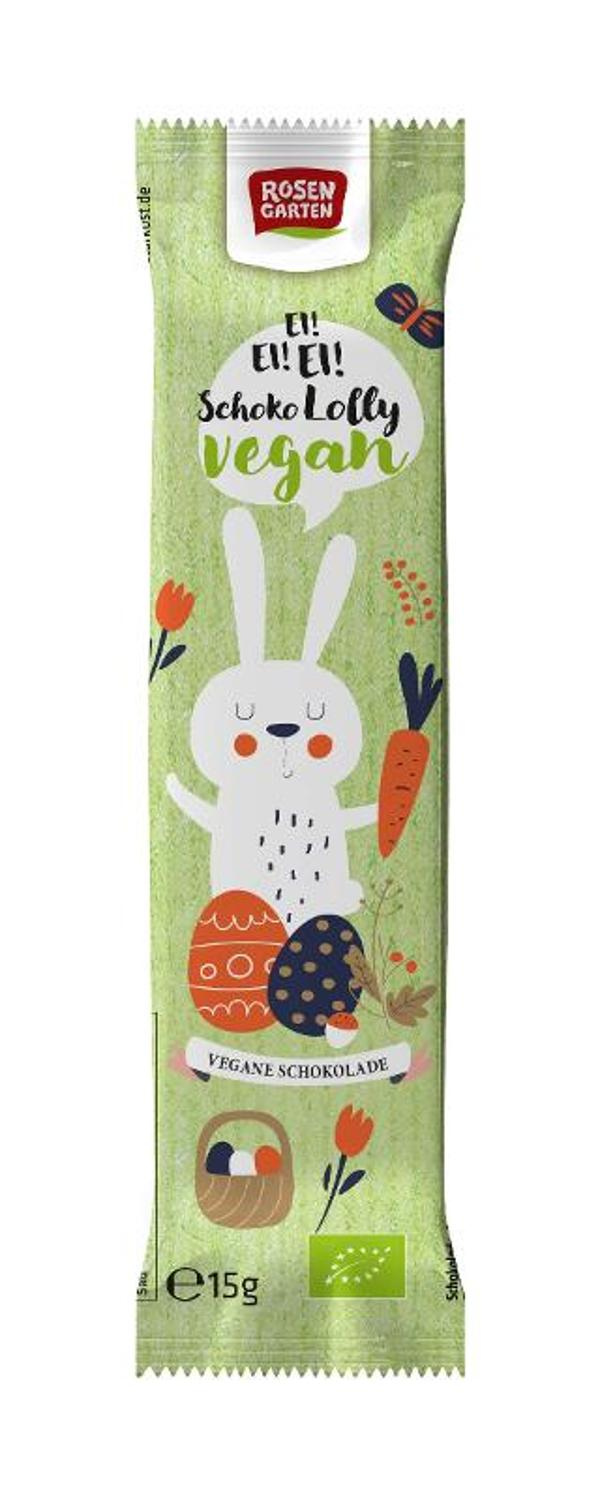 Produktfoto zu Schoko Lolly Hase vegan 15g Rosengarten