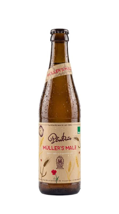 Produktfoto zu Bier Müller´s Malzbier alkoholfrei 0,33 l Privatbrauerei Pinkus Müller