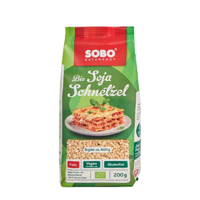 Produktfoto zu Soja-Schnetzel fein 200g SOBO Naturkost